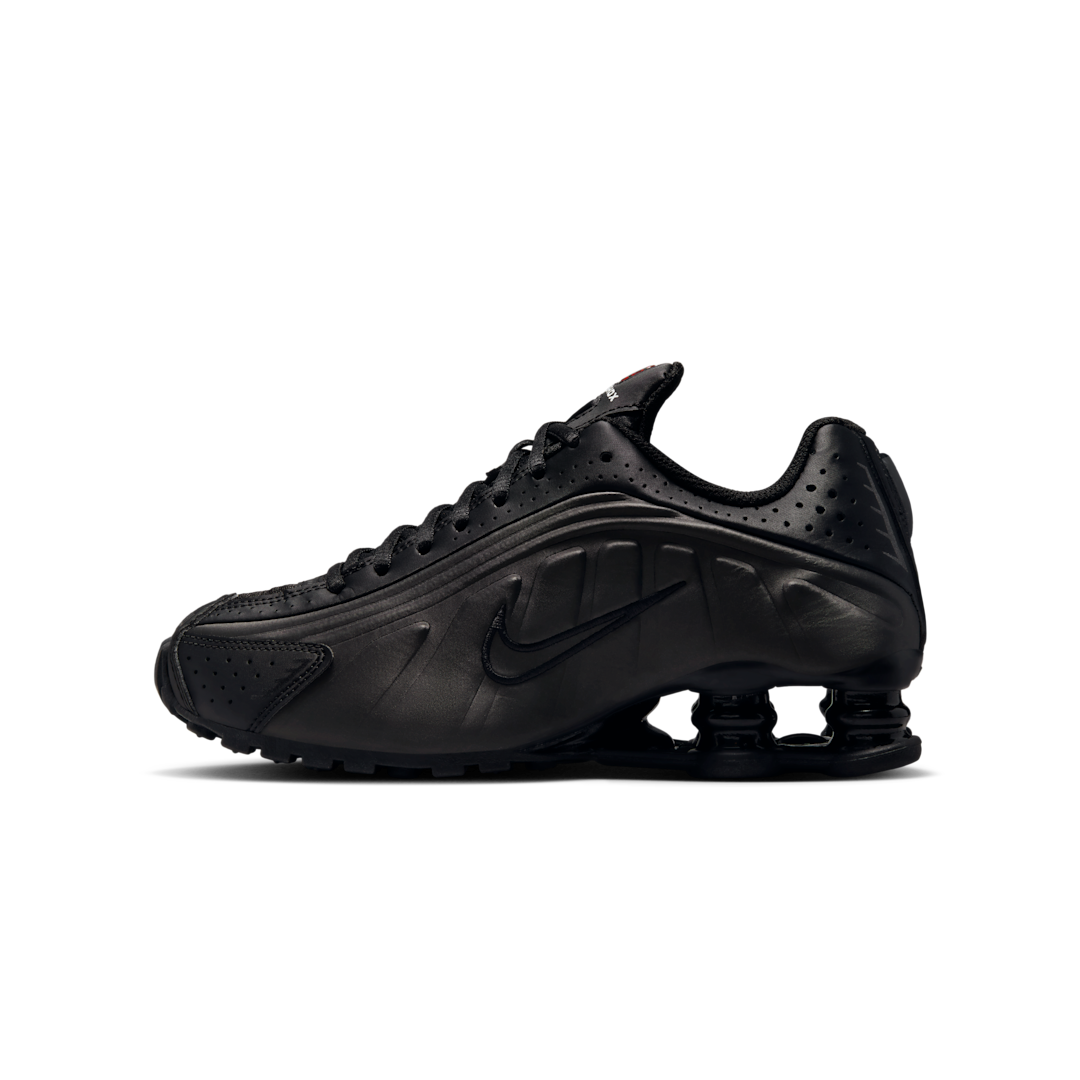 Nike Shox R4 Black Bright Crimson, Black/Black/Bright Crimson/Black (CW2626-003)