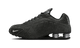 Nike Shox R4 Black Distressed Leather