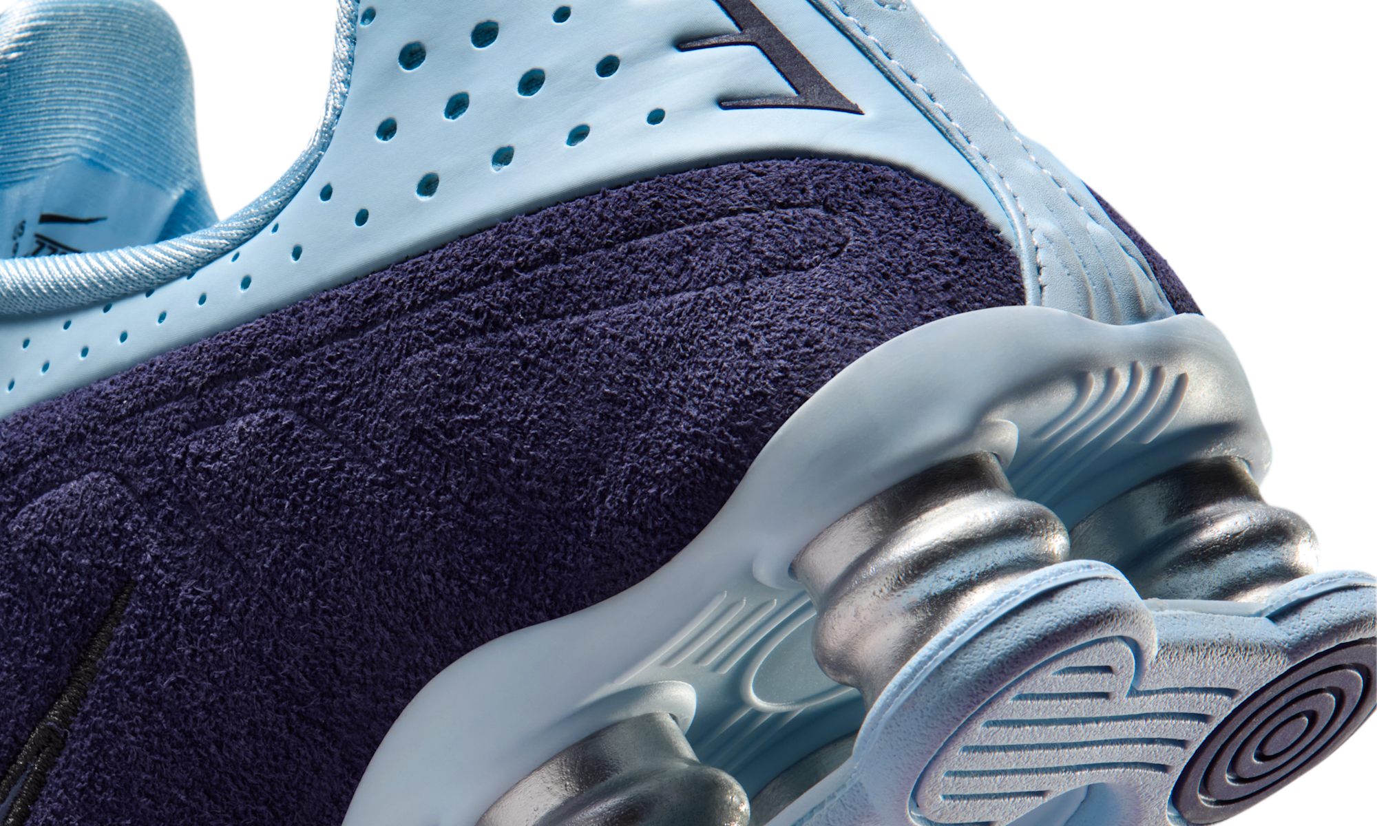 Nike Shox R4 Imperial Purple Celestine Blue