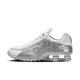 Nike Shox R4 White Bright Crimson Metallic Silver