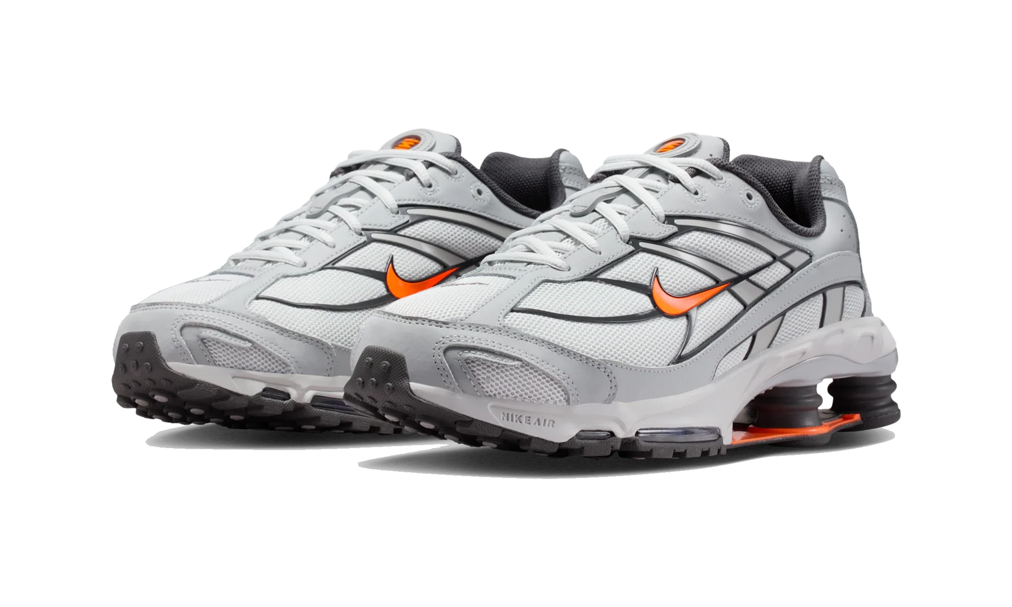 Nike Shox Ride 2 Light Smoke Grey Total Orange