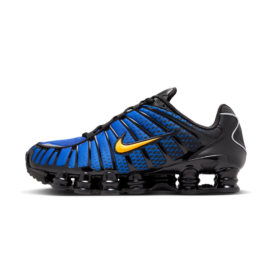 Nike Shox TL Black Lyon Blue Varsity Maize, Black/Varsity Maize-Metallic Silver-Lyon Blue (IB7670-001)