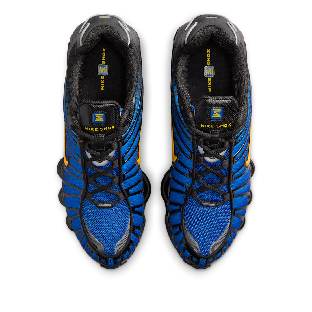 Nike Shox TL Black Lyon Blue Varsity Maize, Black/Varsity Maize-Metallic Silver-Lyon Blue (IB7670-001)