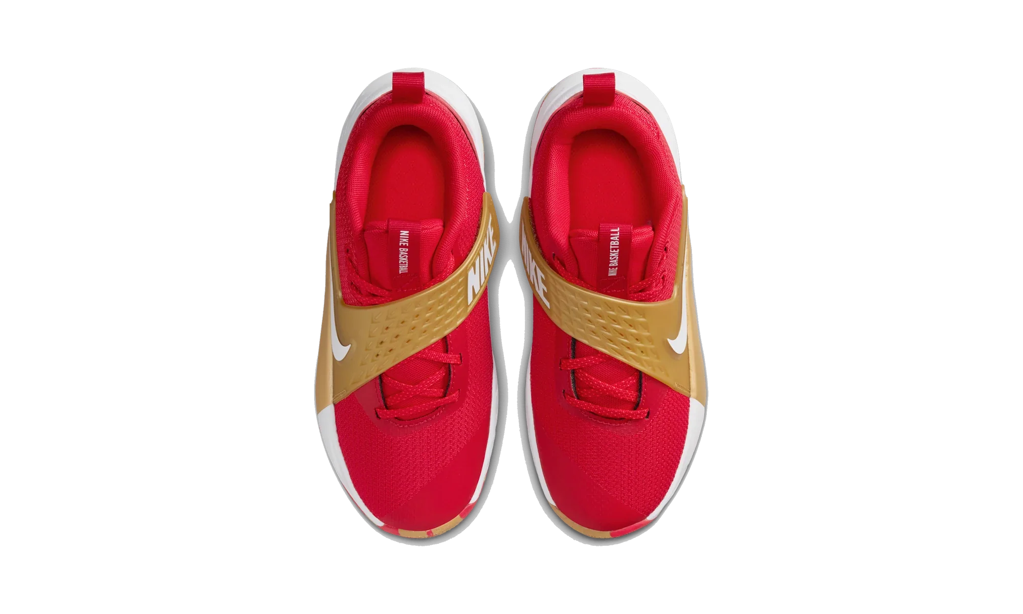 Nike Team Hustle D 12 University Red Gold White