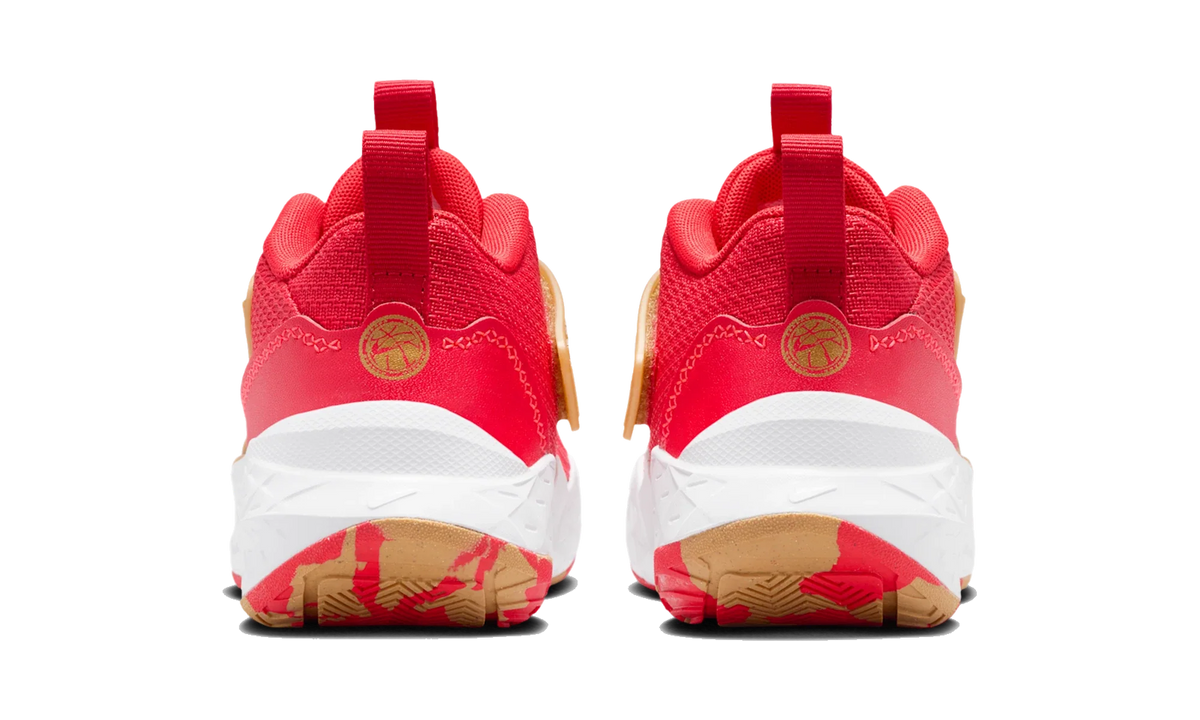 Nike Team Hustle D 12 University Red Metallic Gold (PS)