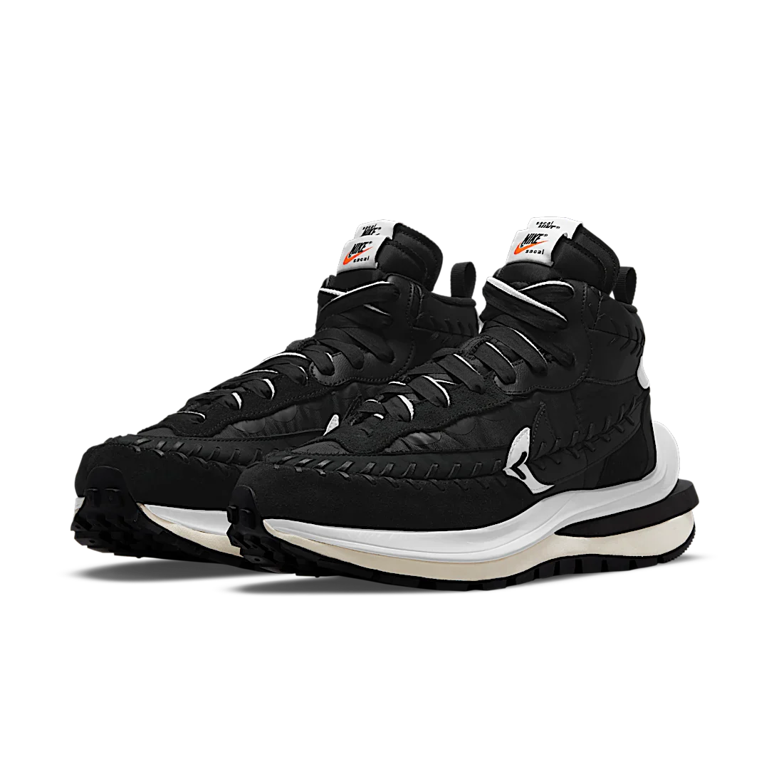 Nike Vaporwaffle sacai Jean Paul Gaultier Black White, Black/Black-White (DH9186-001)