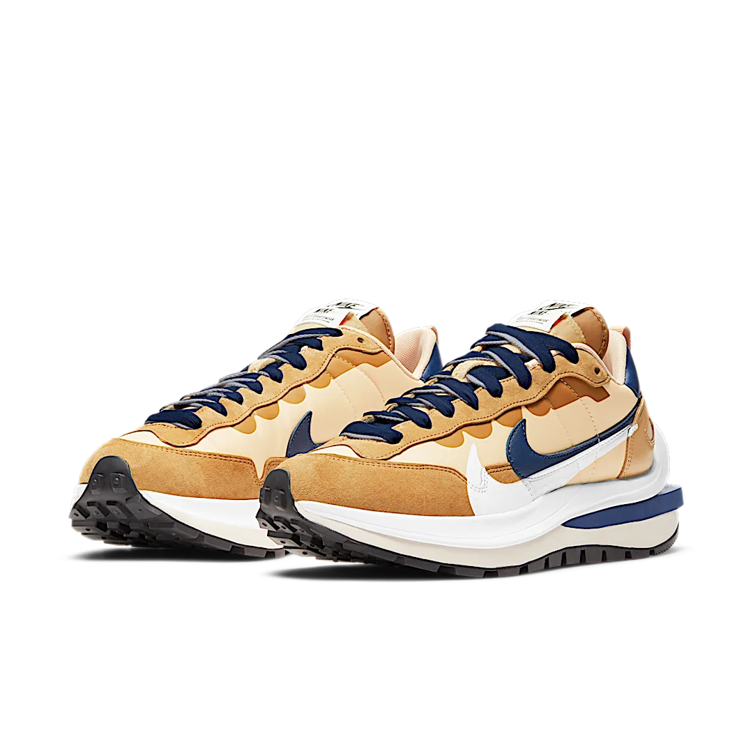 Nike Vaporwaffle sacai Sesame Blue Void, Tan/White-Navy (DD1875-200)