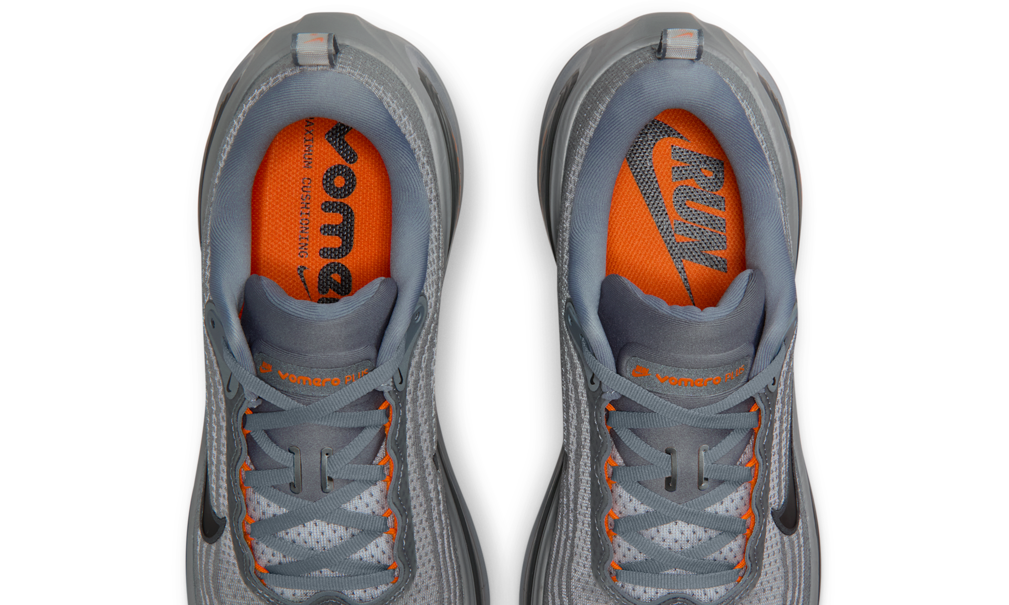 Nike Vomero Plus Cool Grey Safety Orange Black