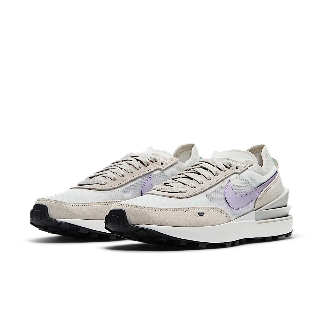 Nike Waffle One Summit White, Summit White/Light Bone/Green Glow/Infinite Lilac (DC2533-101)
