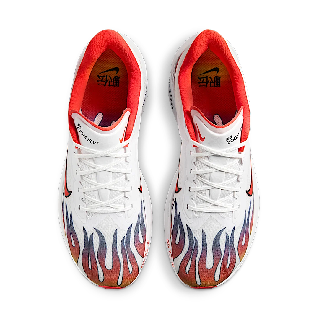 Nike Zoom Fly 6 Ekiden Pack, White/Habanero Red-Black-University Red-University Gold-Concord (HQ3498-100)