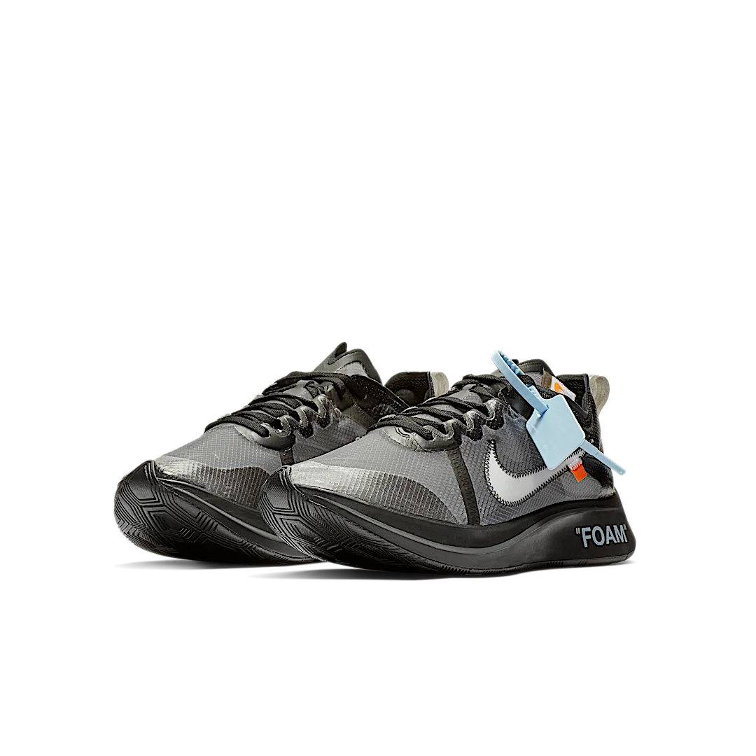 Nike Zoom Fly Off-White Black Silver, Black/White-Cone (AJ4588-001)