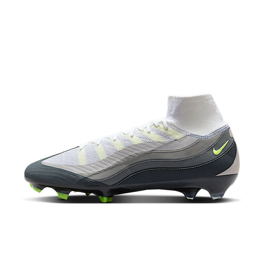 Nike Zoom Mercurial Superfly 10 Elite SE FG Air Max 95 Neon, Black/Neon Yellow/Anthracite/Light Graphite/Light Charcoal/Pearl Grey (HV9916-001)