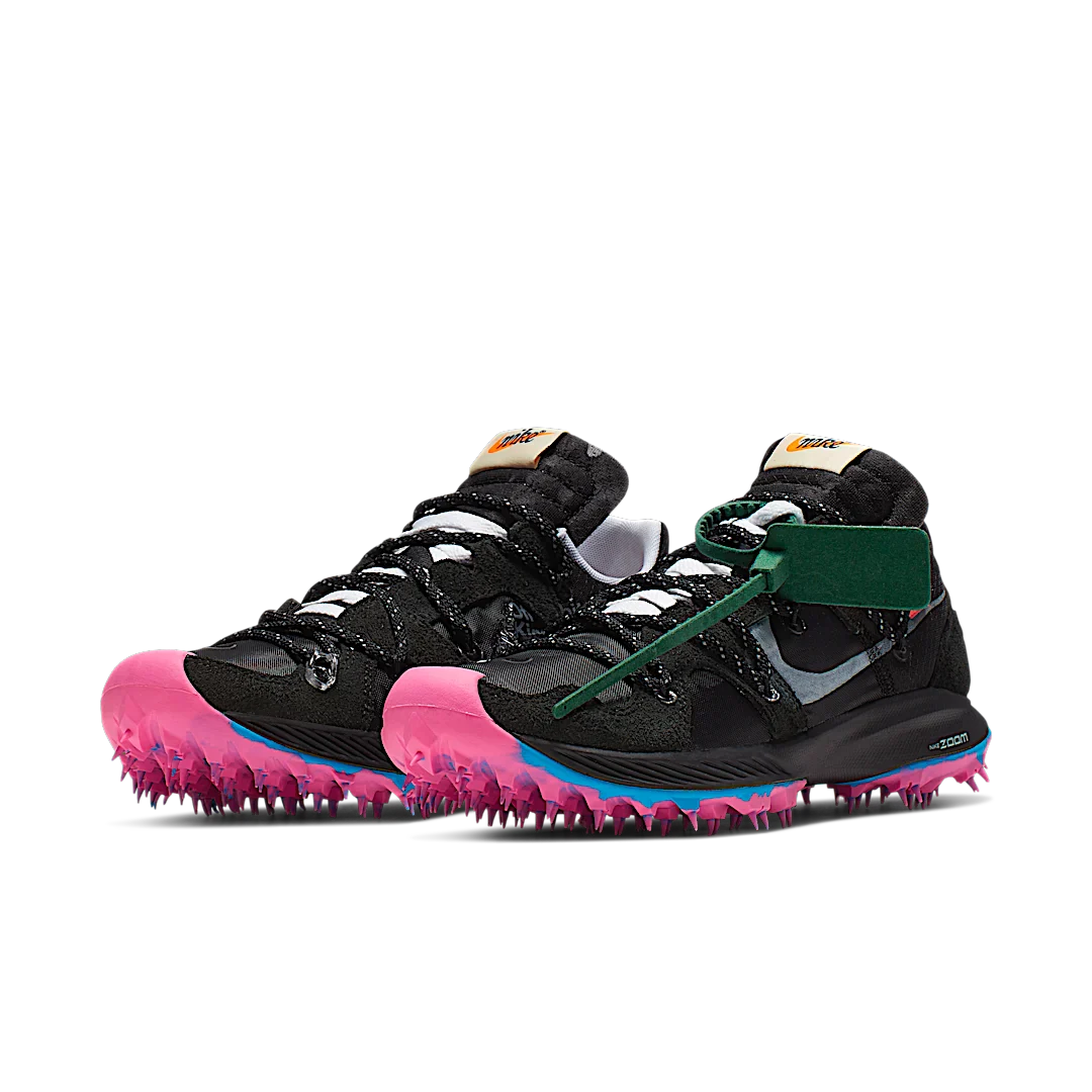 Nike Zoom Terra Kiger 5 Off-White Black, Black/Metallic Silver-White-Pink Blast (CD8179-001)