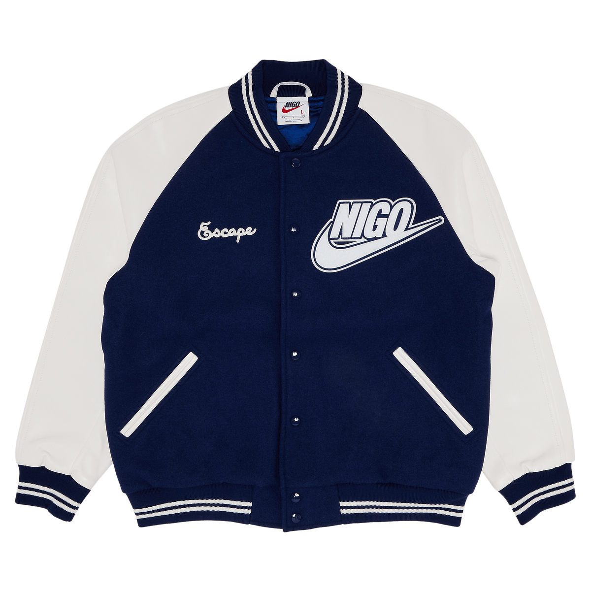 Nike x Nigo NRG Varsity Jacket Navy