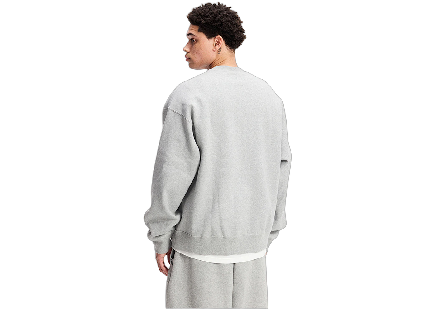 Nike x Stussy Crew Fleece Grey, Grey (DO9337-063)