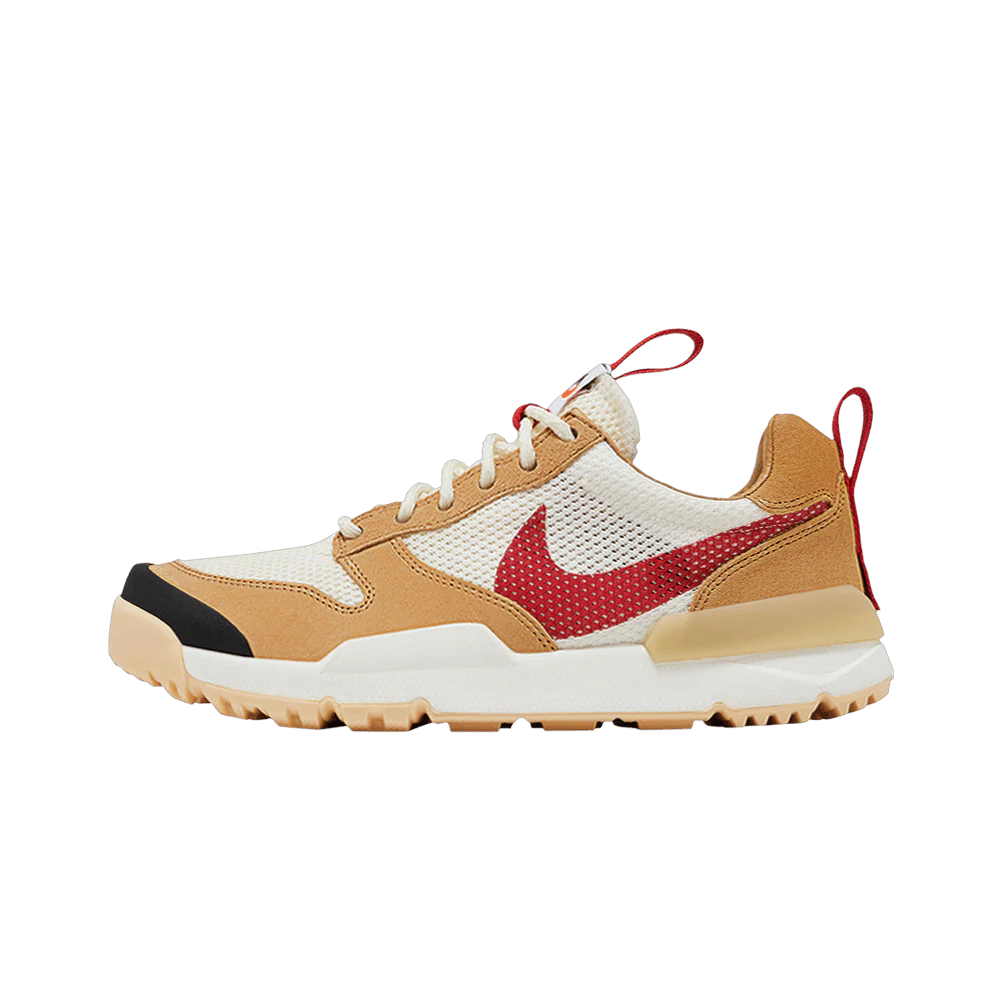 NikeCraft Mars Yard Shoe 3.0 Tom Sachs Space Camp, Natural/Sport Red/Maple/Sail (IF2885-100)
