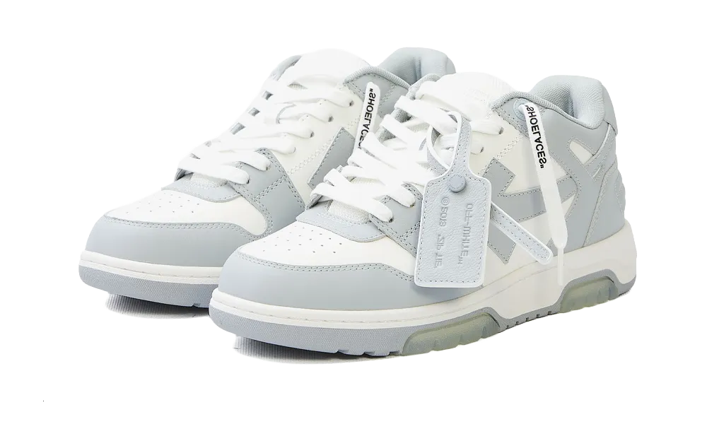 OFF-WHITE Out Of Office OOO Low Tops Grey White (2022)