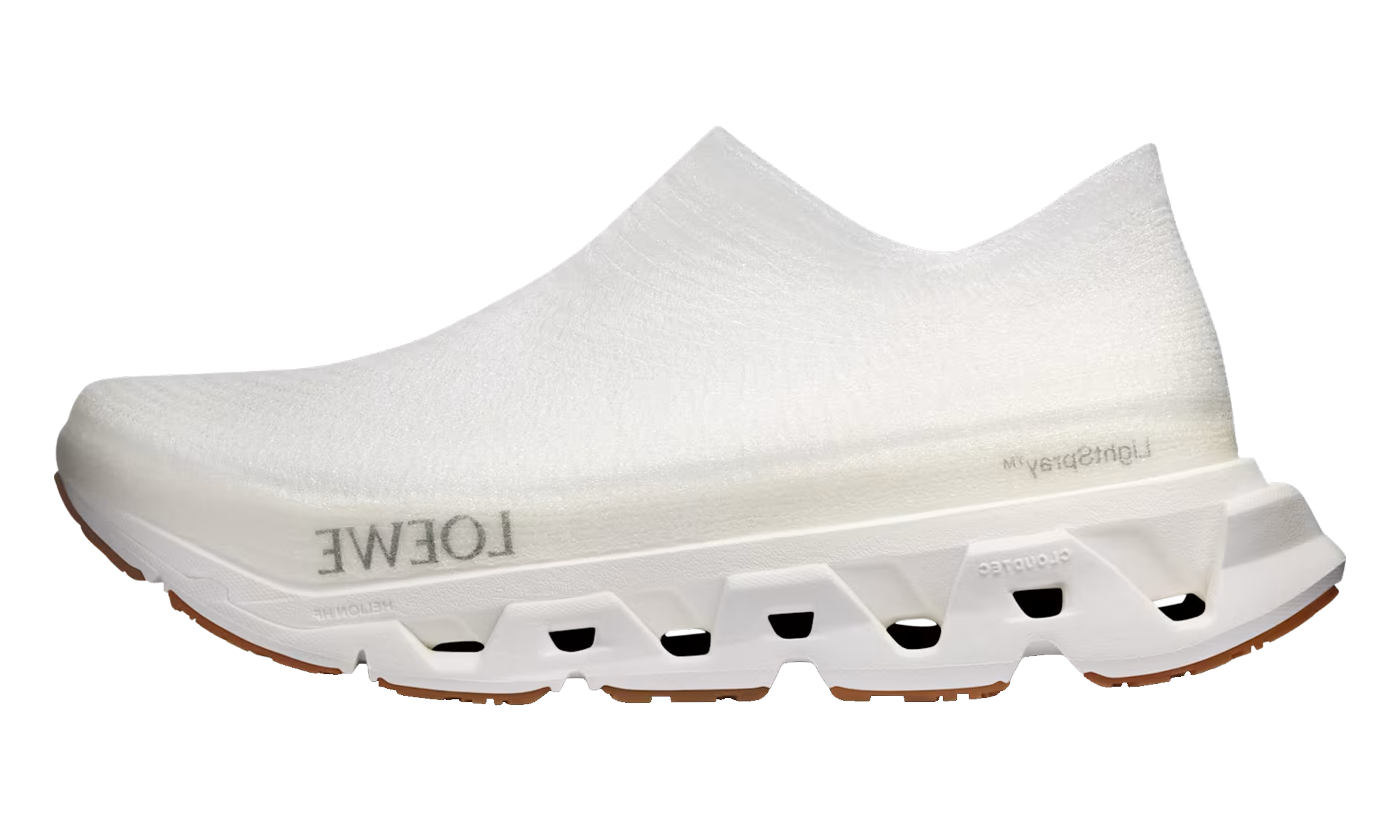 On Running LightSpray Cloudmonster LOEWE White