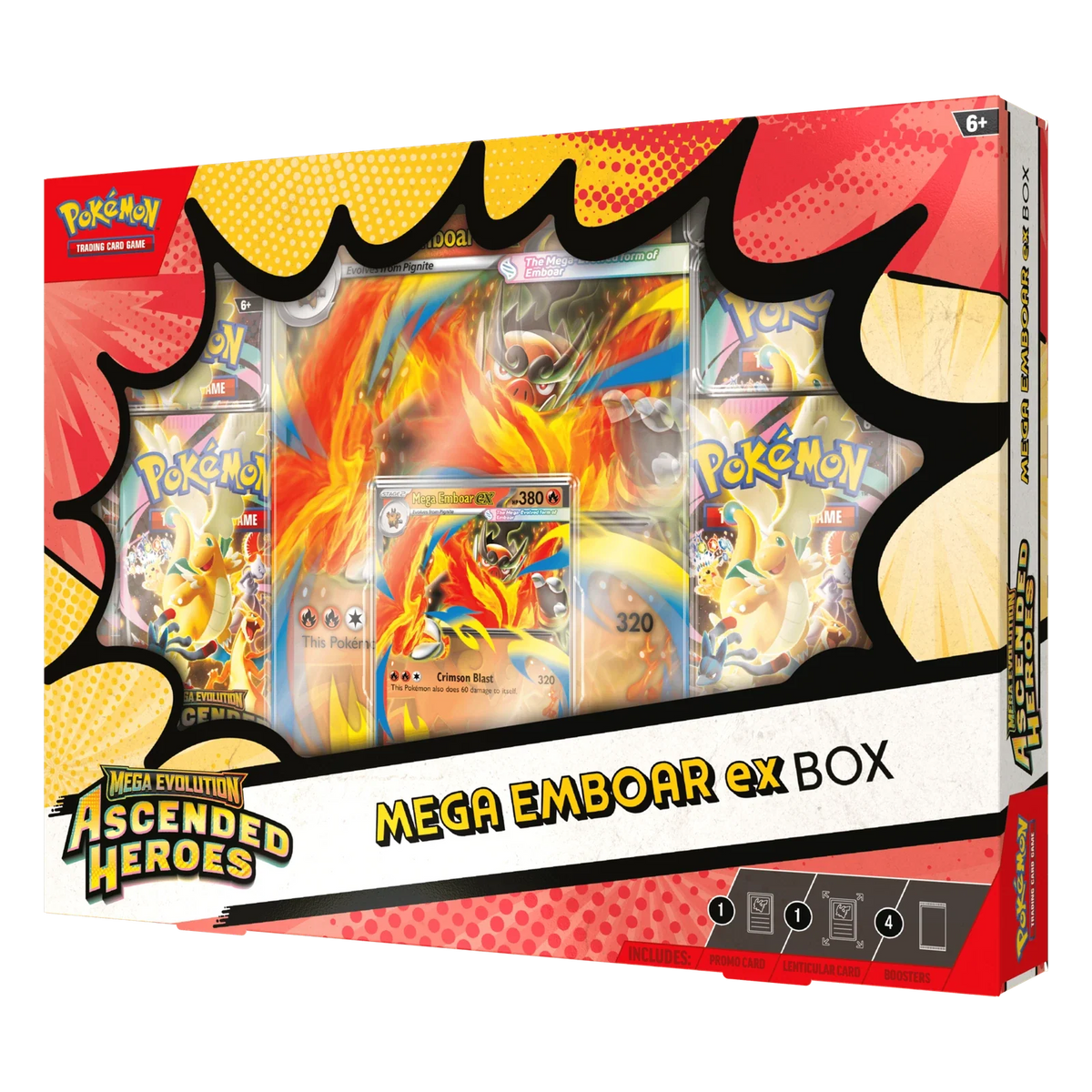 Pokémon TCG Ascended Heroes: Mega Emboar ex Box