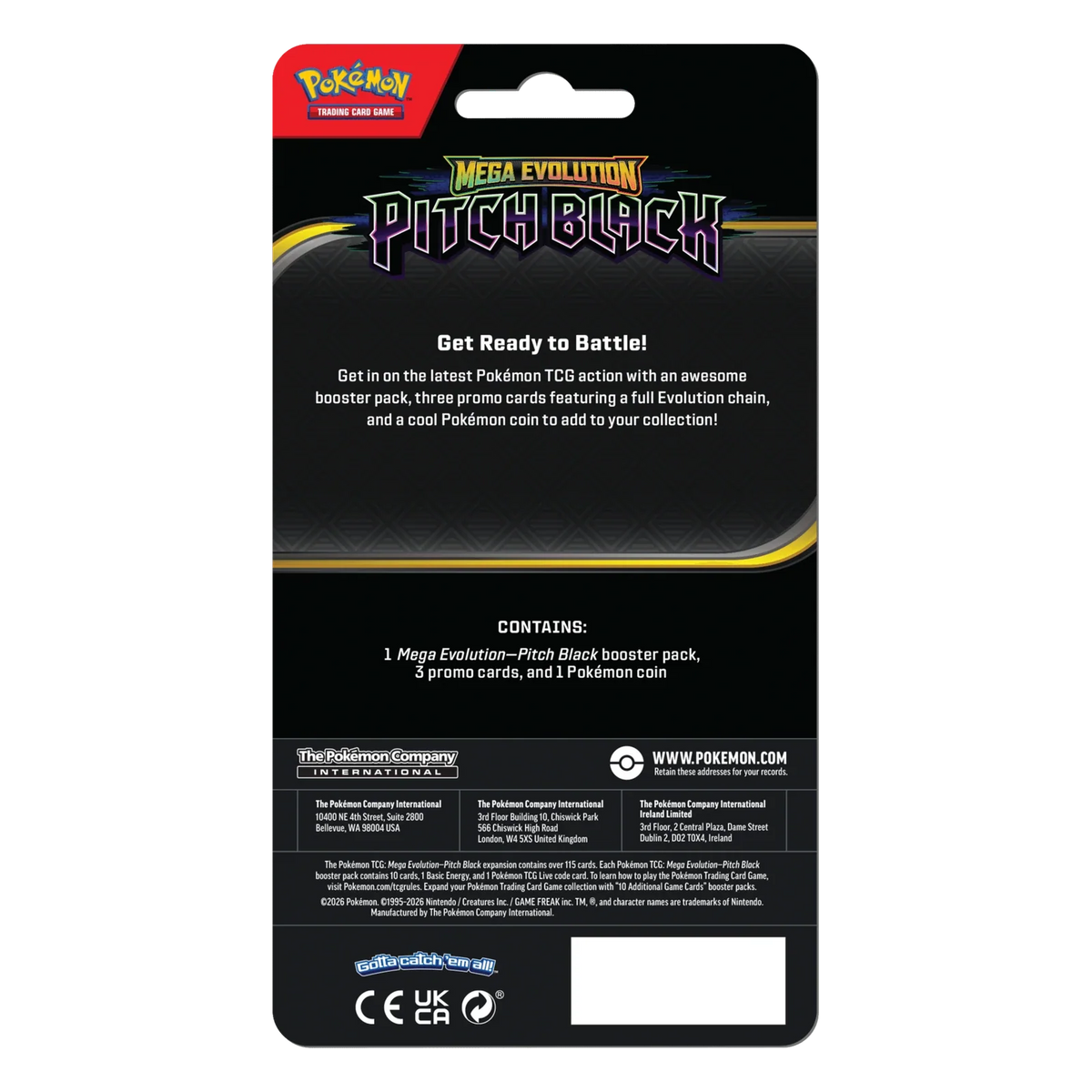 Pokémon TCG Pitch Black: Gengar Premium Checklane Blister