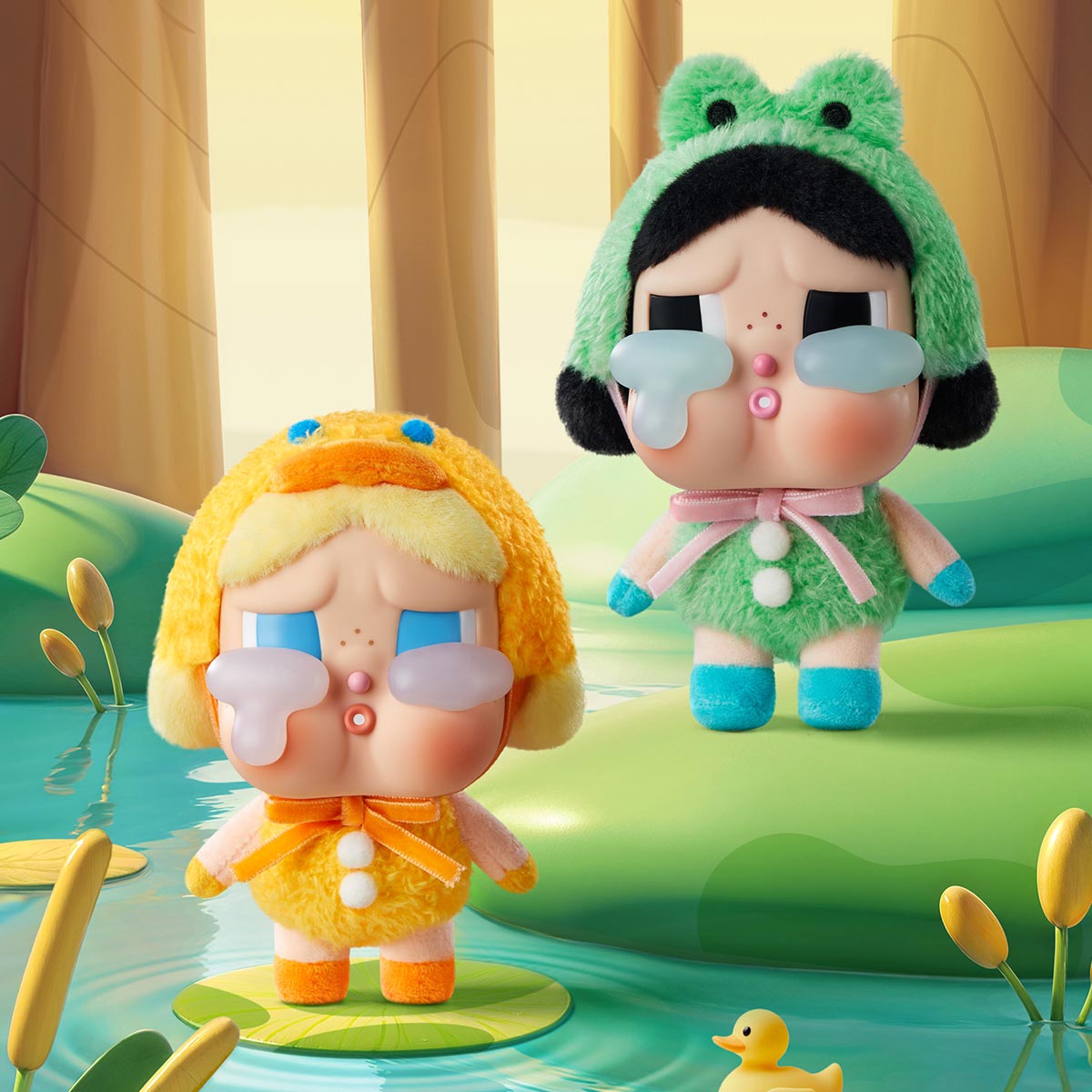 Pop Mart CryBaby Crying Again Series Vinyl Face Plush Sealed Case (6 Blind Box), None (1240912009)
