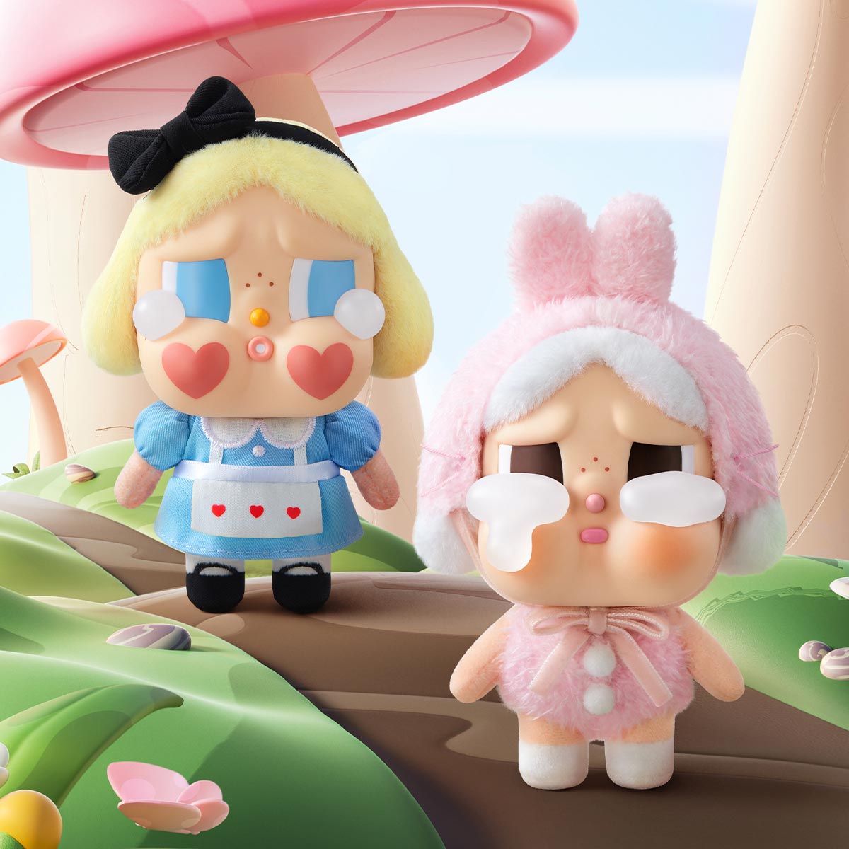 Pop Mart CryBaby Crying Again Series Vinyl Face Plush Sealed Case (6 Blind Box), None (1240912009)