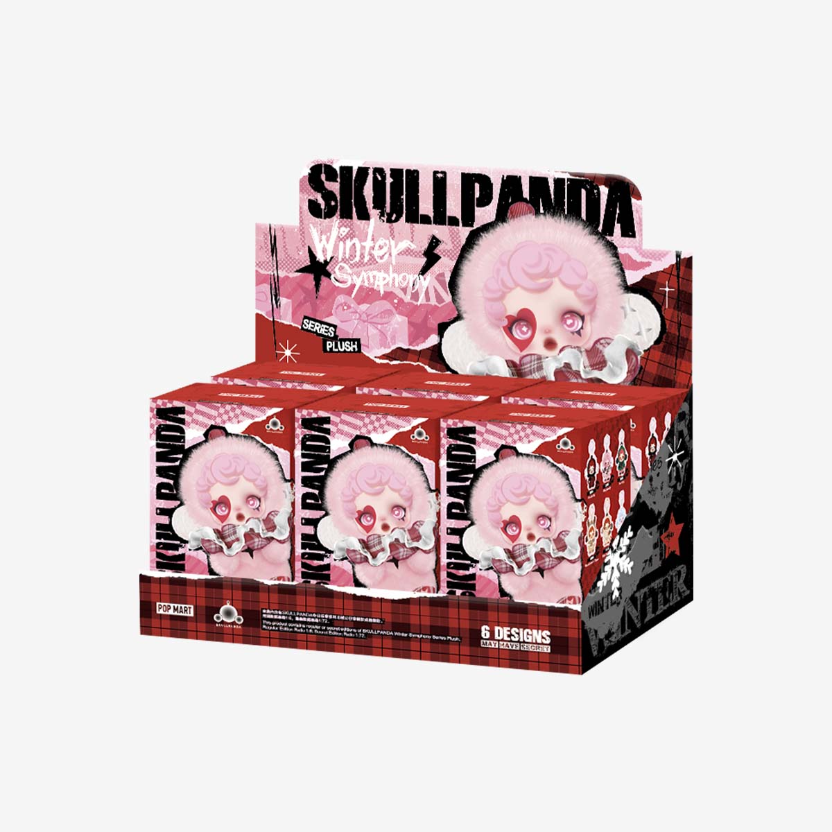 Pop Mart SKULLPANDA Winter Symphony Series Vinyl Face Plush Blind Box