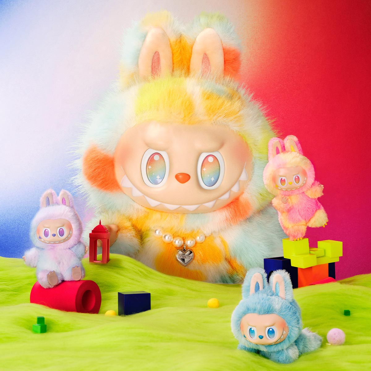 Pop Mart Labubu The Monsters Big into Energy Series Rock The Universe Vinyl Plush Doll