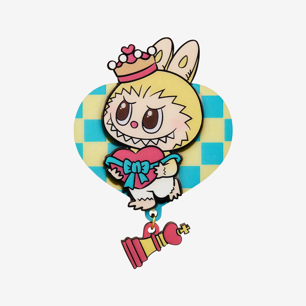 Pop Mart Labubu The Monsters Let's Checkmate Series Fridge Magnet Blind Box