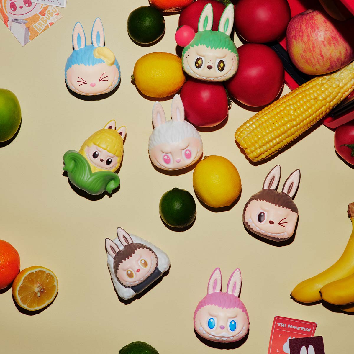 Pop Mart Labubu The Monsters Wacky Mart Series Squishy Charm Blind Box