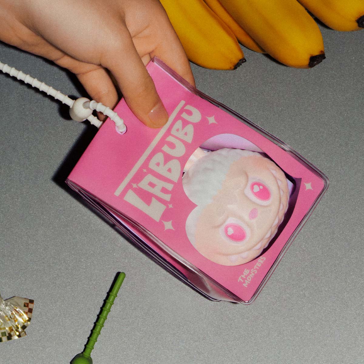 Pop Mart Labubu The Monsters Wacky Mart Series Squishy Charm Blind Box