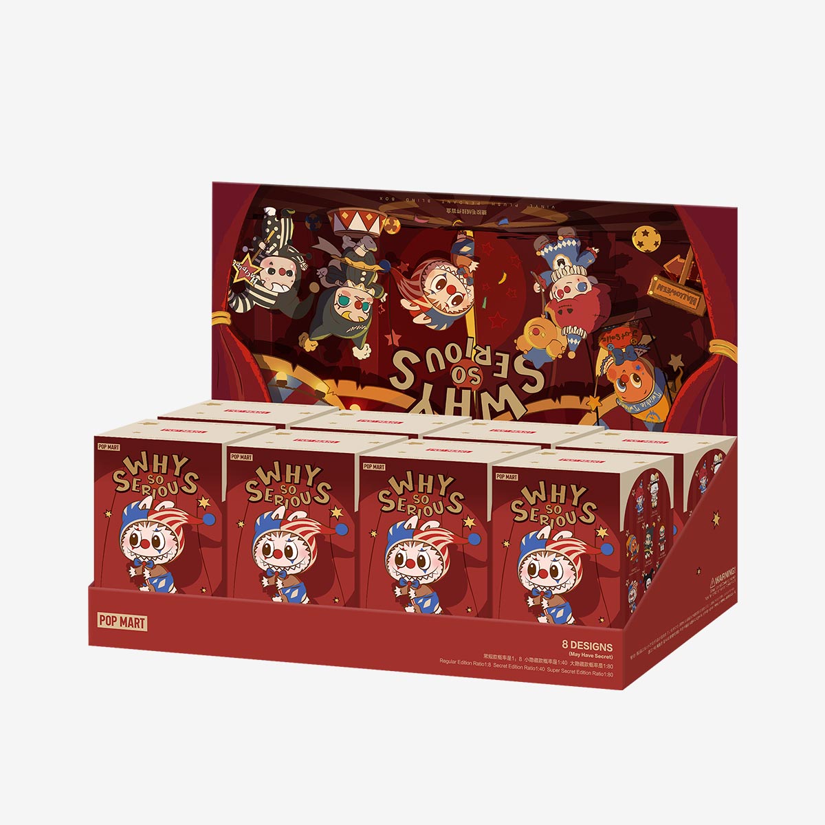 Pop Mart Why So Serious Series Vinyl Plush Pendant Blind Box