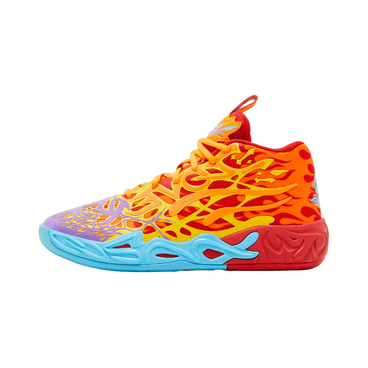 Puma LaMelo Ball MB.04 Phoenix, Red/Orange/Blue (311308-01)