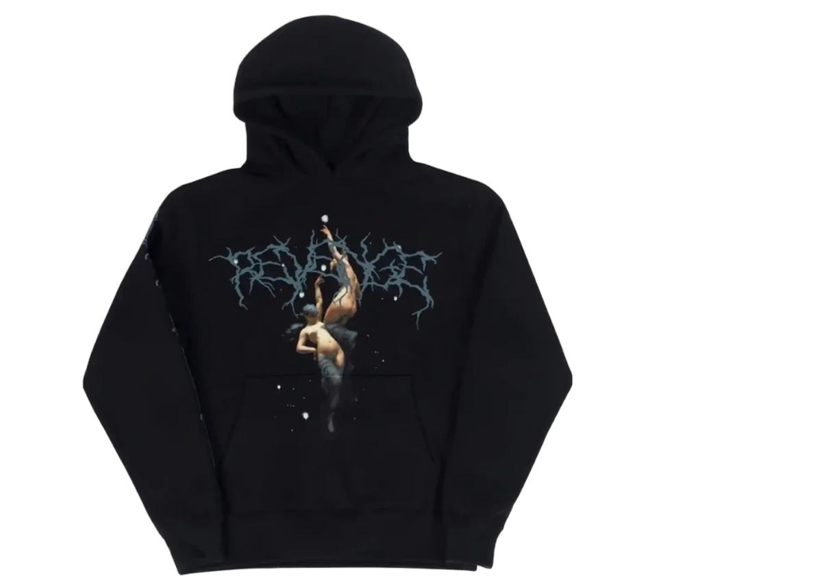 Revenge Lightning Angel Hoodie Black