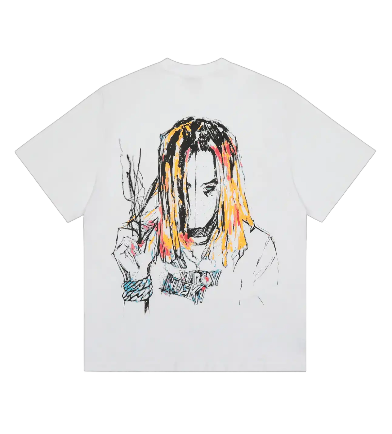 Revenge X Lil Durk Painting T-Shirt White