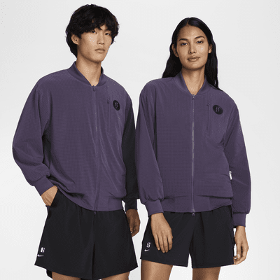 Sabrina Reversible Basketball Jacket Dark Raisin/Light Violet Ore/Washed Coral