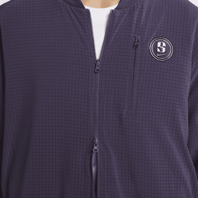 Sabrina Reversible Basketball Jacket Dark Raisin/Light Violet Ore/Washed Coral