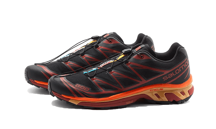 Salomon XT-6 Chocolate Plum Vibrant Orange, Black/Chocolate Plum/Vibrant Orange (L41750900)
