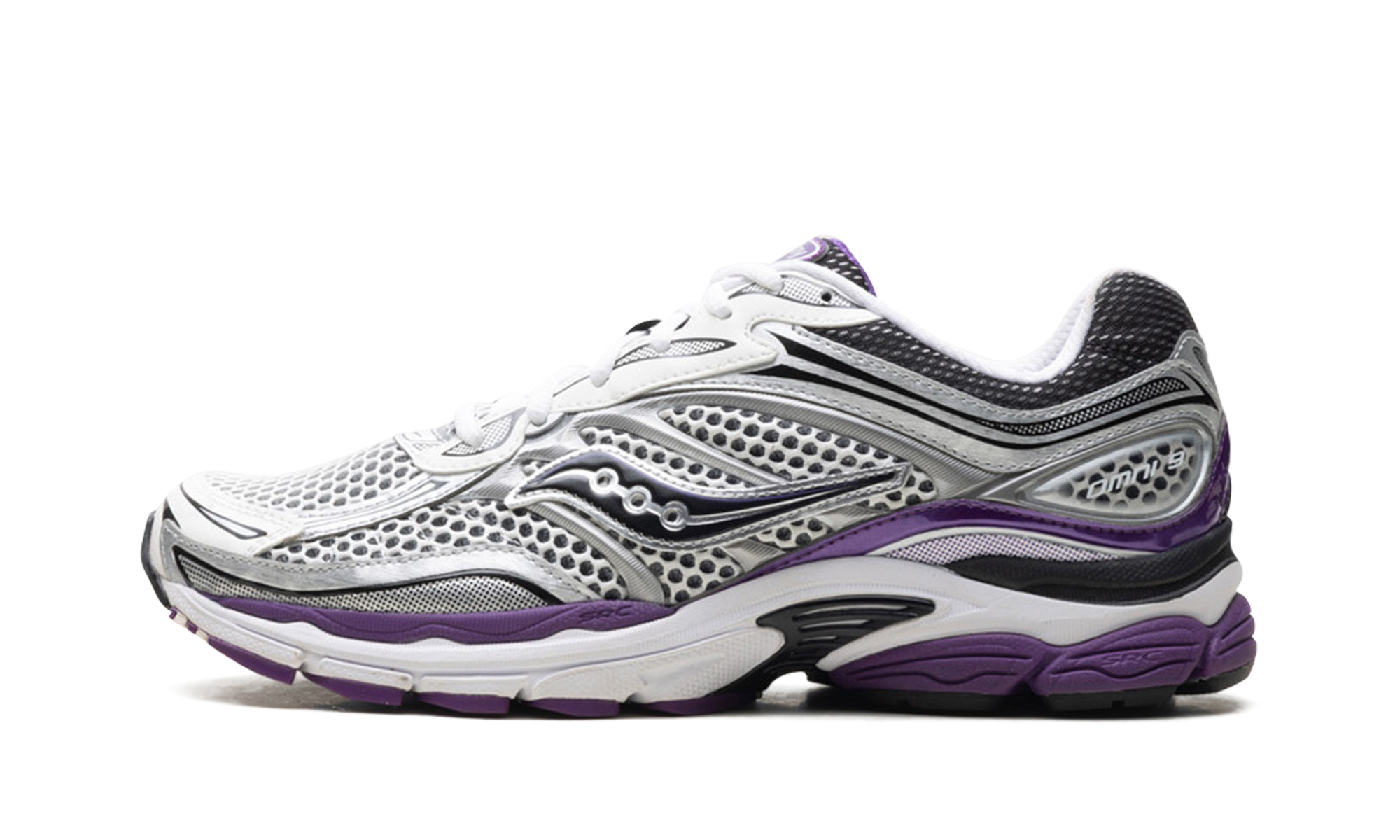 Saucony ProGrid Omni 9 White Black Silver Purple