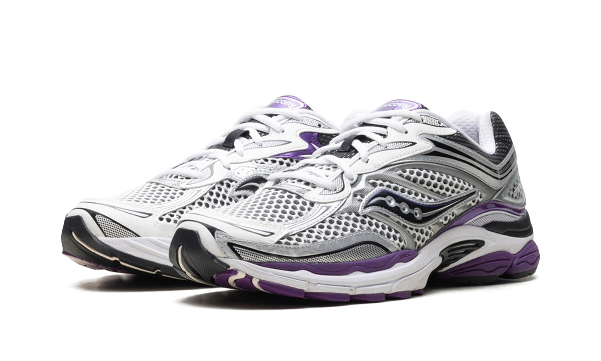 Saucony ProGrid Omni 9 White Black Silver Purple