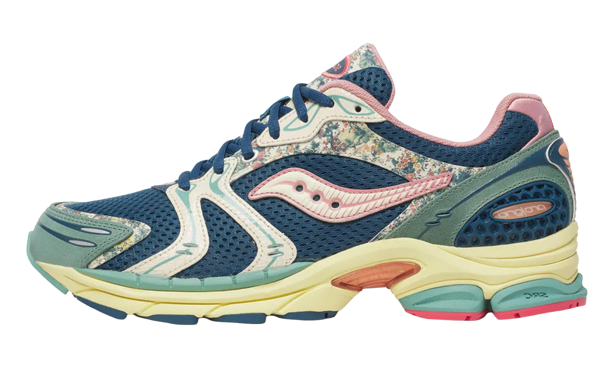 Saucony ProGrid Triumph 4 Floral Blue Beige