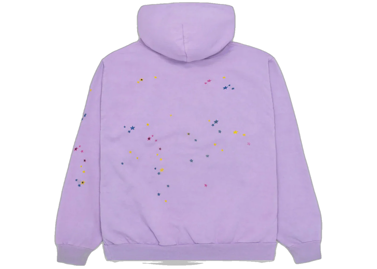 Sp5der Acai Hoodie Purple