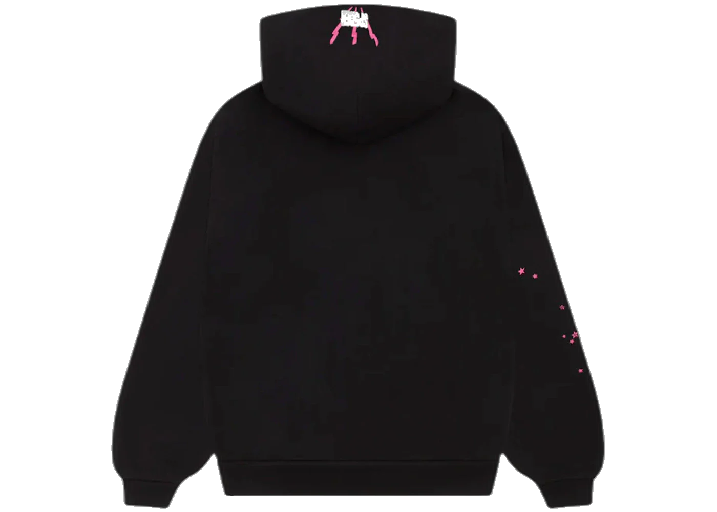 Sp5der Angel Number Hoodie Black, Black (sp5der-angel-number-hoodie-black)