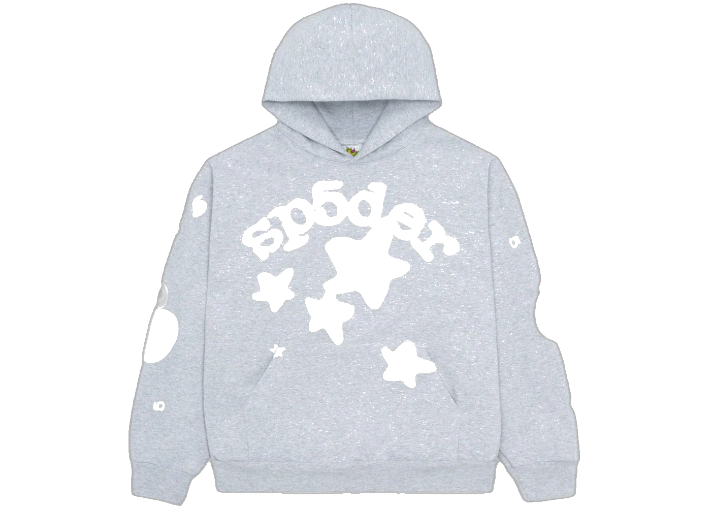 Sp5der Beluga Hoodie Heather Grey, Heather Grey (sp5der-beluga-hoodie-heather-grey)