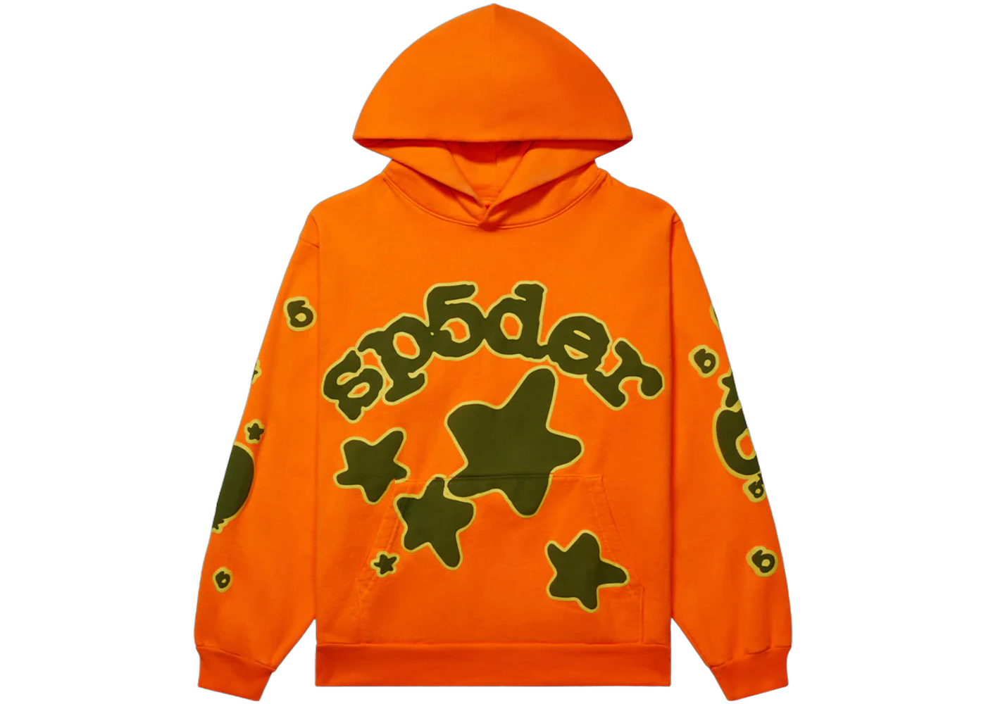Sp5der Beluga Hoodie Orange
