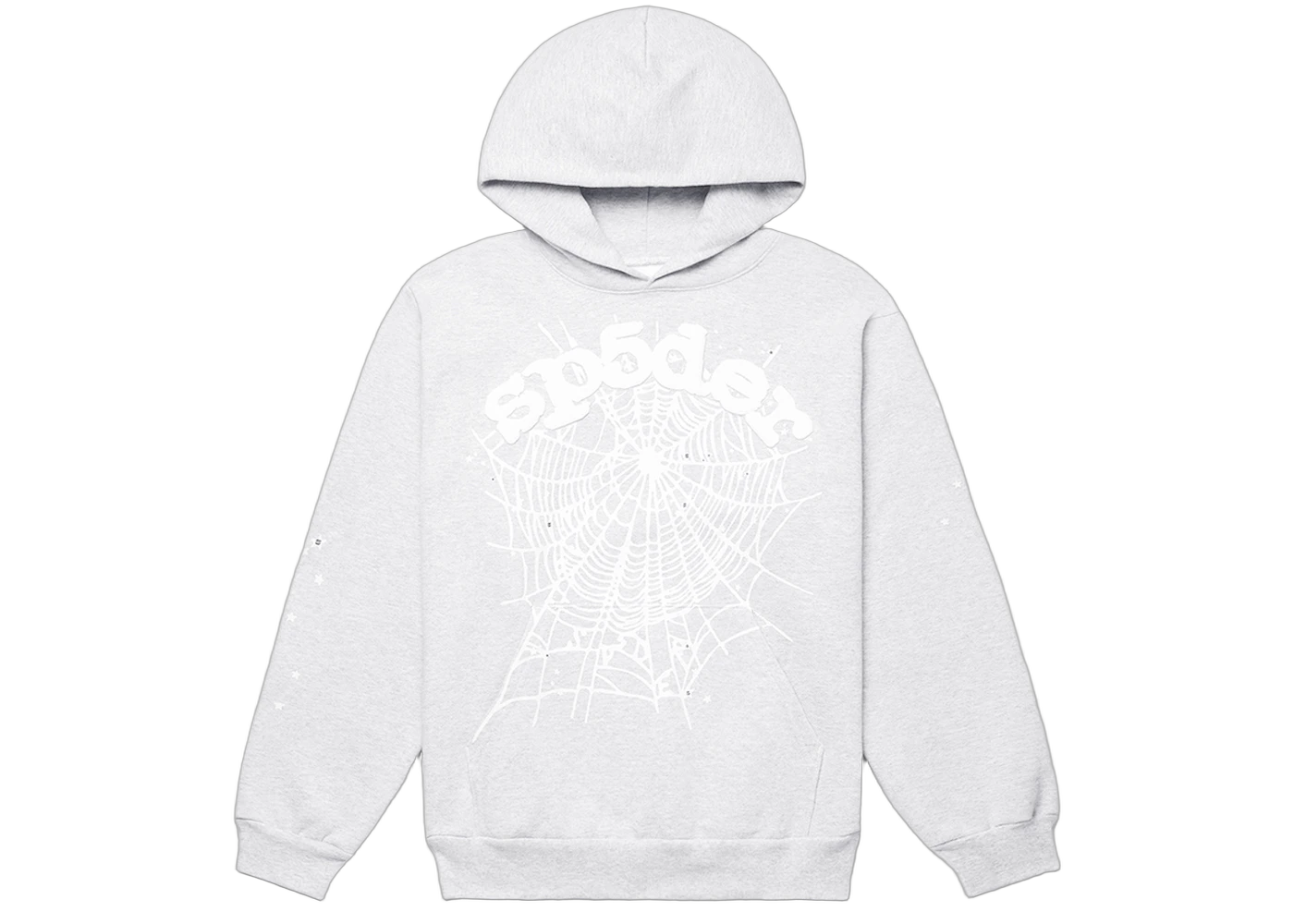 Sp5der OG Web Hoodie Heather Grey
