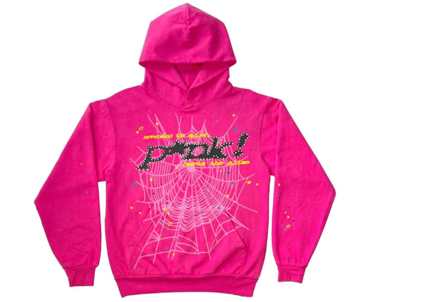 Sp5der P*NK Hoodie Pink
