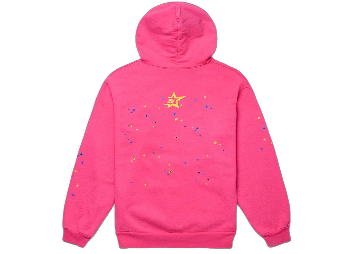 Sp5der P*NK V2 Hoodie Pink