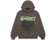 Sp5der Punk V2 Hoodie Slate Grey