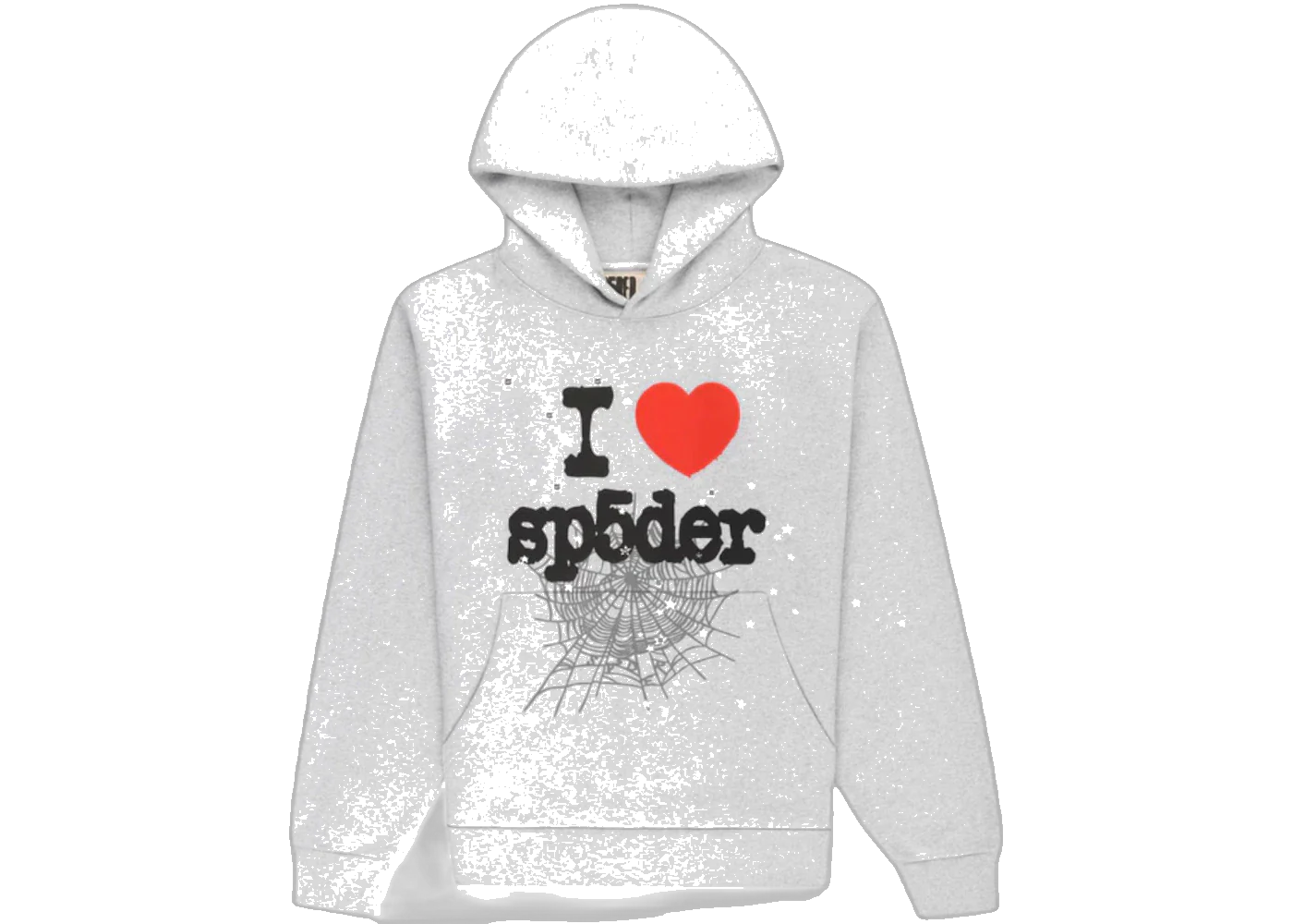 Sp5der Souvenir Hoodie Heather Grey, Heather Grey (sp5der-souvenir-hoodie-heather-grey)
